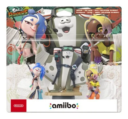 Deep Cut Splatoon Raiders amiibo triple pack